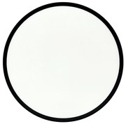 Plafoniera a LED LED/40W/230V 3000/4000/6500K Ø 50 cm nera