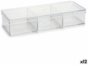 Secchio organizzatore Trasparente Plastica 20 x 3,5 x 7 cm (12 Unità)