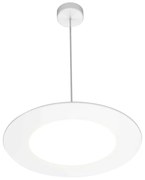 Lampadario LED neoclassico Febe bianco Ø39cm, luce calda 2100 lumen