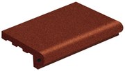 Piastrella da pavimento e rivestimento interno ed esterno 13.5 x 26 cm Sp. 11 mm Terminale in terracotta opaco rosso traffico medio (pei 2/5)