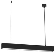 Lampadario a sospensione con filo LUNGO T8 1xG13/9W/230V nero