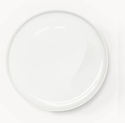 Piatto piano in porcellana Nessa