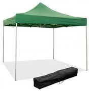 Gazebo richiudibile pieghevole 3 X 3 Verde ricoperto in PVC impermeabile