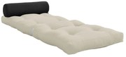 Materasso futon grigio-beige 70x200 cm Wrap Beige/Dark Grey - Karup Design