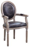 POLLY - poltrona vintage in ecopelle