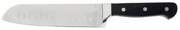 Coltello Santoku Quid Professional Inox Chef Black Nero Metallo (Pack 6x)