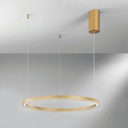 Sospensione led hoop oro 30w 4500lm cct 60x60x150cm led-hoop-s60-oro