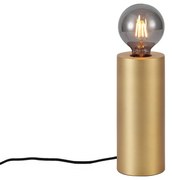 Lampada da tavolo moderna ottone 24 cm - Cylinder