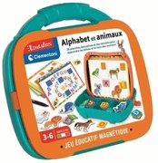 Gioco da Tavolo Clementoni Magnetic Letters  Animals Case (FR)