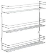 Organizer per spezie da parete in acciaio – Metaltex