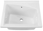 Lavatoio in ceramica 75x61 cm ad incasso per mobile modello Revine