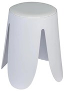 WENKO 26086100 - Sgabello COMISO 44,5x46 cm bianco