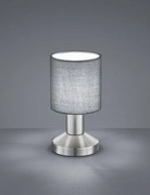 Lampada da tavolo garda diffusore in tessuto 595400111 grigio