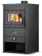 Stufa a legna Rea 18 kW con design moderno e alta efficienza