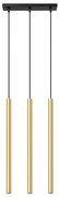 Sollux SL.1196 - Lampadario a sospensione con filo PASTELO 3xG9/8W/230V oro