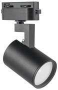 Faretto per sistema a binario LYNX 1xGU10/10W/230V nero