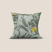 Lemon elegante collezione di cuscini a fantasia in velluto impermeabile verde