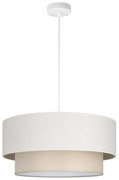 Lampadario a cavo NATIA 1xE27/60W/230V crema