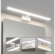Brilagi - Specchio da bagno con luce LED VESTRA, 12 W/230 V, 60 cm, IP44, bianco