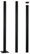 Brilagi - Palo in metallo per illuminazione esterna URBAN 3 m palo nero