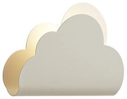 Lampada da parete per bambini nuvola beige con sole - Cloudy
