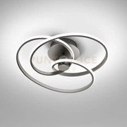 Diva p/p - plafoniera colore titanio a led 3000k 2500lm 40w dimmera...