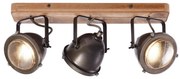 Brilliant - Faretto CARMEN WOOD 3xGU10/5W/230V marrone