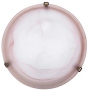 Rabalux 3353 - Plafoniera ALABASTRO 2xE27/60W/230V in vetro alabastrino