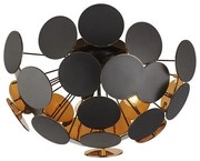 Searchlight 3073-3BG - Lampada da soffitto DISCUS 3xE14/60W/230V