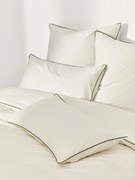 Copripiumino in cotone percalle con bordino Daria