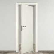 Porta tamburata rototraslante Mood bianco L 80 x H 210 cm destra