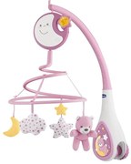 Chicco - Lettino mobile con melodia 3in1  NEXT2DREAMS 3xAA rosa