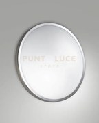 Plaza plafoniera cromo d.30cm a led 3000k - 12w - 1100 lm ip41