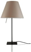 Luceplan - Costanzina Lampada da Tavolo Nero/Shaded Grigio Pietra Luceplan