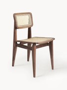 Sedia in legno di noce con intreccio viennese C-Chair