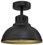 Lampadario a plafone SVEN 1xE27/15W/230V nero/oro