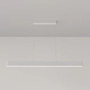 Lampadario A Sospensione Moderno Step Metallo Bianco Led Integrato 30W Fredda