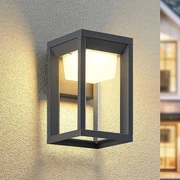 Prios Applique da esterni LED Gamion, antracite, metallo, IP54