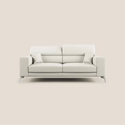 Blade Divano moderno con poggiatesta reclinabili in Ecopelle T04 bianco