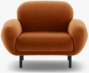 Poltrona Poppy in velluto – 72x90x82 cm