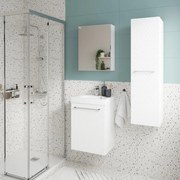 Struttura colonna bagno Remix bianco L 30 x H 115 x P 33 cm