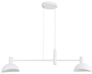 Lampadario a sospensione con filo ARTIS 2xE14/40W/230V bianco