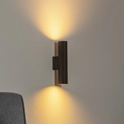 Applique da parete Cerro Argon, dimmerabile, Nero, Soggiorno / Sala da pranzo, Metallo, Moderno, Applique