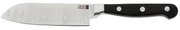 Coltello Santoku Quid Professional Inox Chef Black Nero Metallo (13 cm) (Pack 10x)