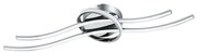 Plafoniera LED Selvina argento IP20 bianco caldo EGLO