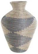 Vaso DKD Home Decor Azzurro Naturale Mediterraneo 35 x 35 x 50 cm