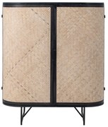 Armadietto di colore naturale in bambù 92x105x36,5 cm Ember – Bloomingville