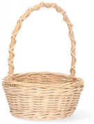 Cestino in rattan bianco misura S