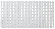 Tappeto Doccia Antiscivolo 40 x 80 in Plastica Bianco