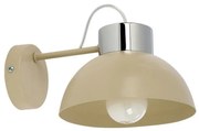 Applique TEDI 1xE27/60W/230V beige/cromo